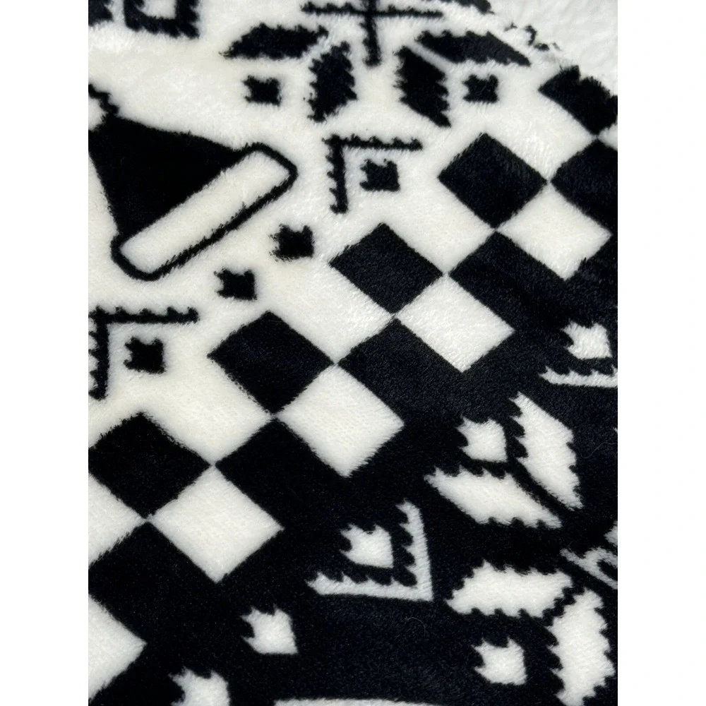Victoria's Secret PINK Fa La La‎ Christmas Sherpa Blanket Happy Nation 60